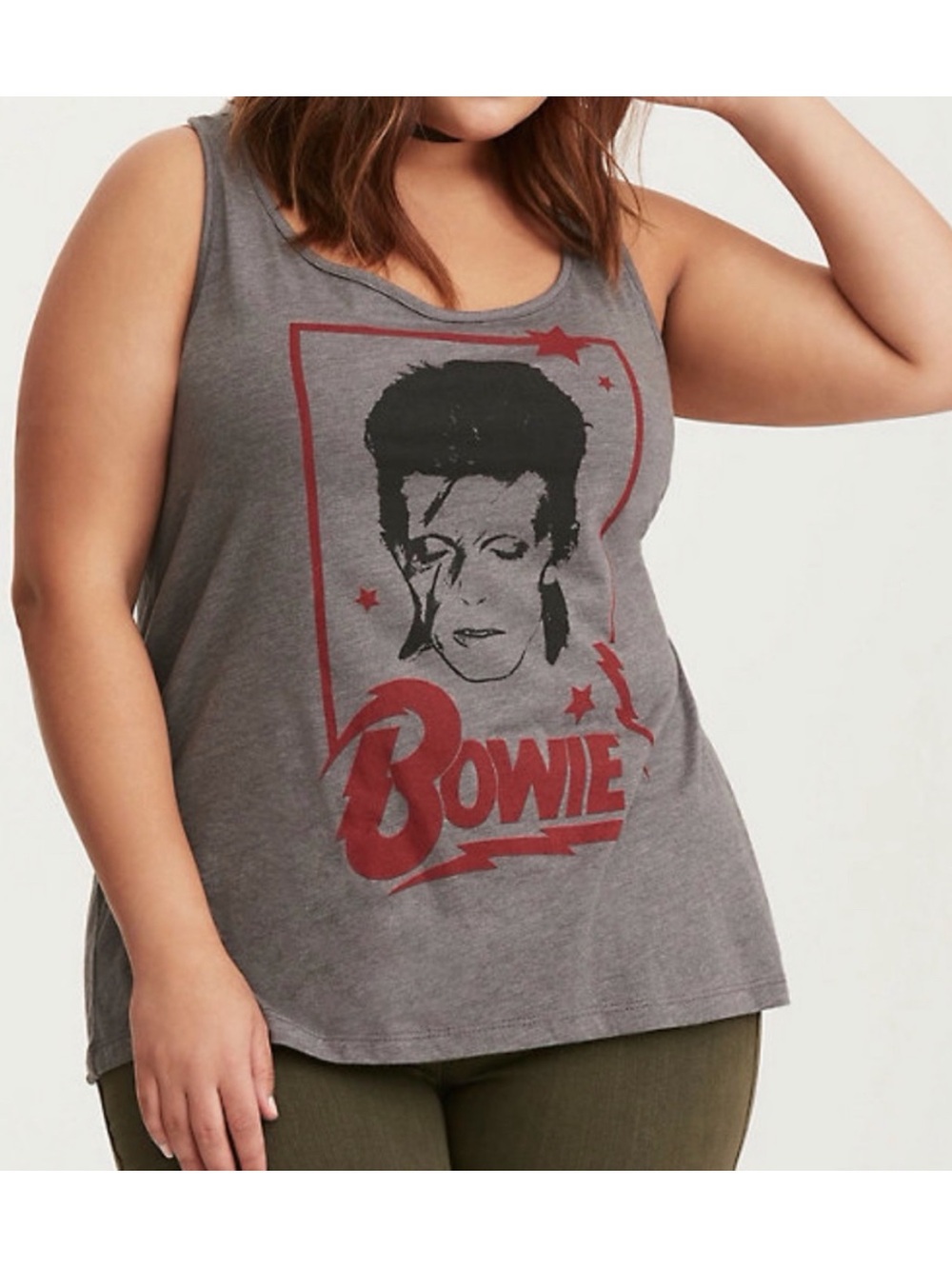 Torrid Women's David Bowie Tank Top, Size 2X